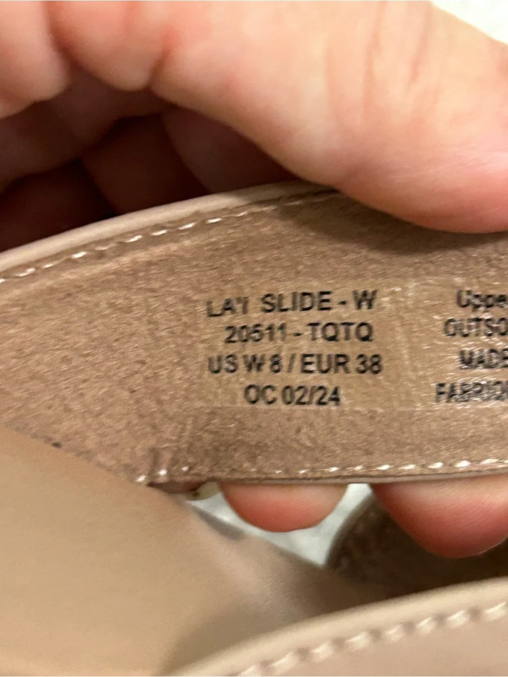 OluKai Womens La’i Taupe Slide Sandals
